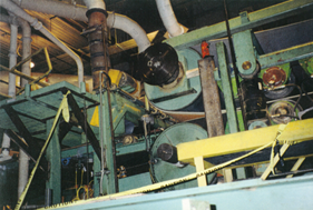 Paper Machine Roller Repair | BEFORE